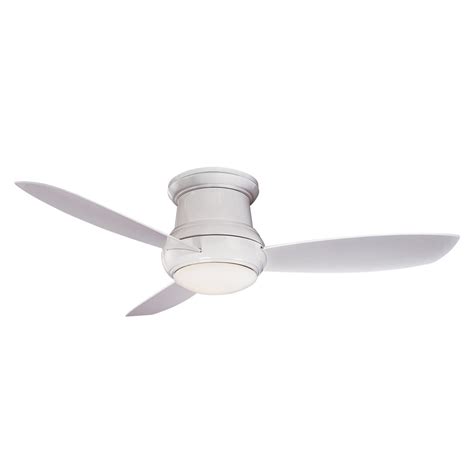 The concept ii 52 led is a ceiling huggers 3 blade fans style ceiling fan designed for use indoors only. Concept II WET Ceiling Fan by Minka Aire - F519-WH White ...