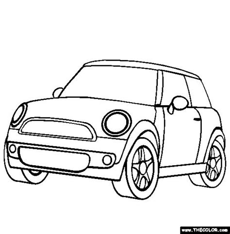Cars Online Coloring Pages Page 1 Mini Drawings Mini Cooper Mini