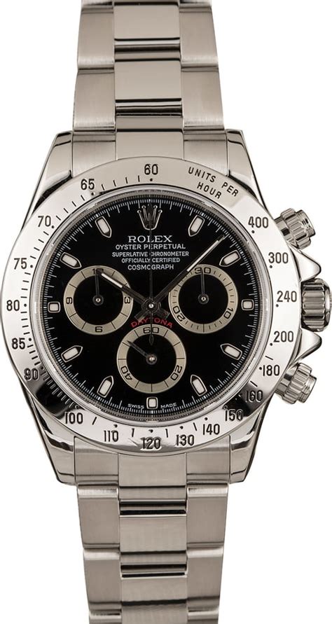 Buy Used Rolex Daytona 116520 Bobs Watches Sku 123454 X