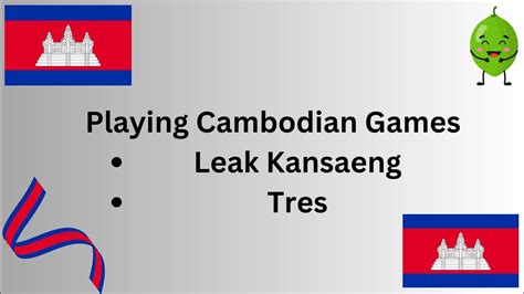 Playing Cambodian Games Youtube