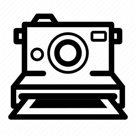 Instant Camera Photography Polaroid Print Icon