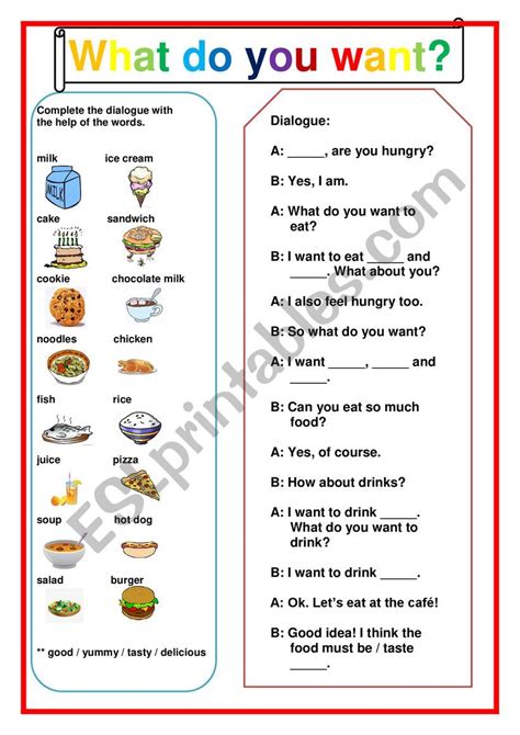 If you have this type of diabetes the foods you eat should. what do you want - ESL worksheet by nicole86