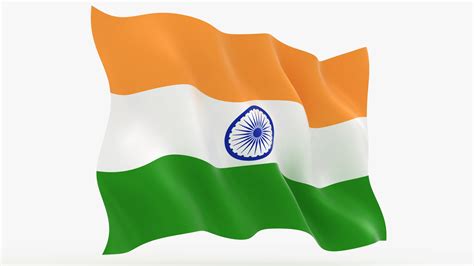 3d India Flag Animation Model Turbosquid 1613598