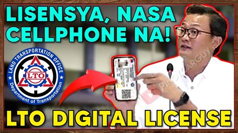 Digital Drivers License Ilulunsad Ng Lto At Dict Online