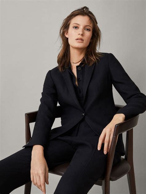 Coats Jackets Blazers COLLECTION WOMEN Massimo Dutti Polska Girl Suits Blazers For