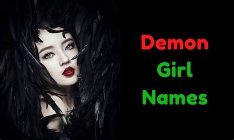 1000 Demon Girl Names Funny Unique Famous Badass