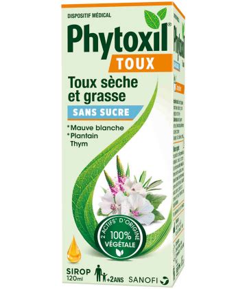 Phytoxil Sans Sucre Sirop Toux Ml Pas Cher ORL LaSante Net