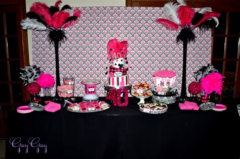 Decoration for wedding reception tables. GreyGrey Designs: {My Parties} Hot Pink Glamorous Casino ...