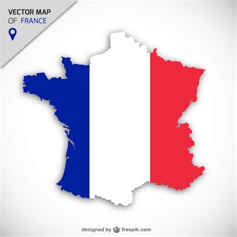 France Carte Vectorielle Vecteur Gratuite