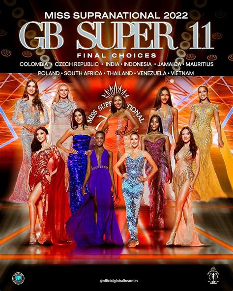 Miss Supranational 2022 The Final Gb Super 11 — Global Beauties