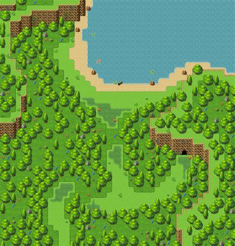 Game 2d Pokemon Pixel Art Games Rpg Maker Fantasy Map Computer