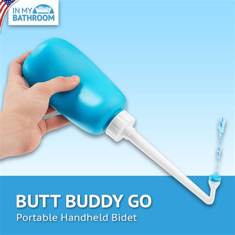 Butt Buddy Go Portable Handheld Bidet Retractable Nozzle Durable Bottle Easy To Use