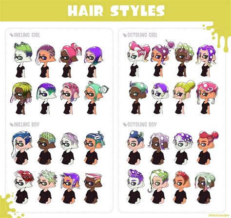 Splatoon 3 Hairstyles Offical Here Are All Of The Confirmed