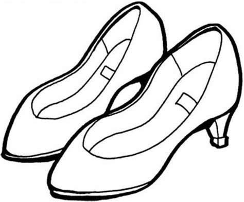 Shoes For Beautiful Lady Coloring Page Coloring Sky Ruby Slippers