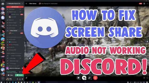 How To Fix Discord Screen Share Audio Not Working 2021 Salu Network