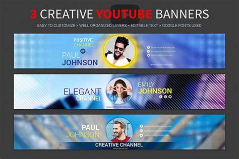 Best Banner Templates For Youtube To Make Creative Channel Art Web