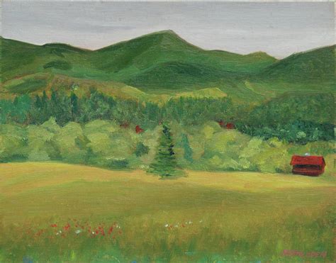 Mckenzie Mt Range From Norman Ridge Painting By Robert P Hedden Pixels