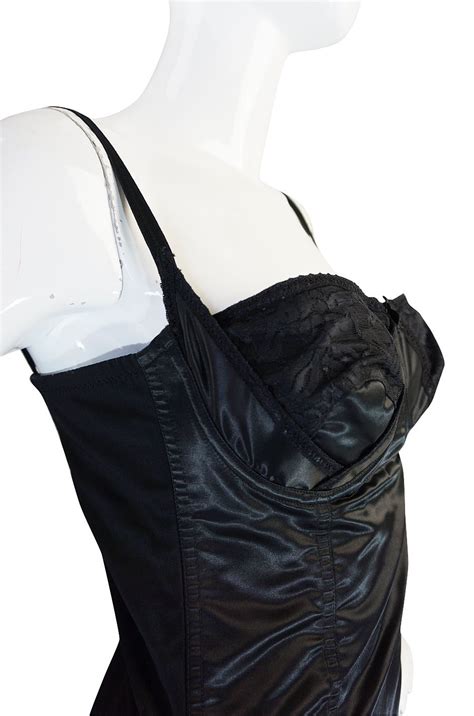 S S 1992 Rare Dolce And Gabbana Lingerie Corset Bustier Dress At 1stdibs Dolce And Gabbana