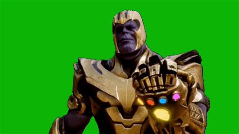 Green Screen Thanos Youtube