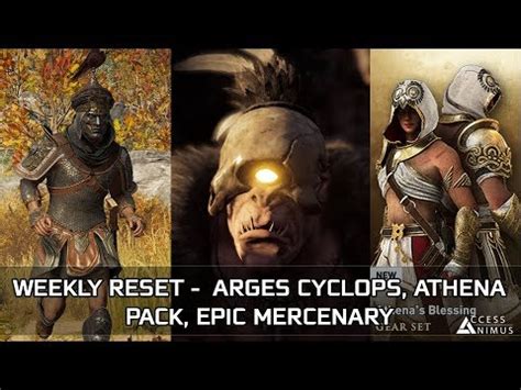Assassin S Creed Odyssey January Week Reset Arges Cyclops Epic