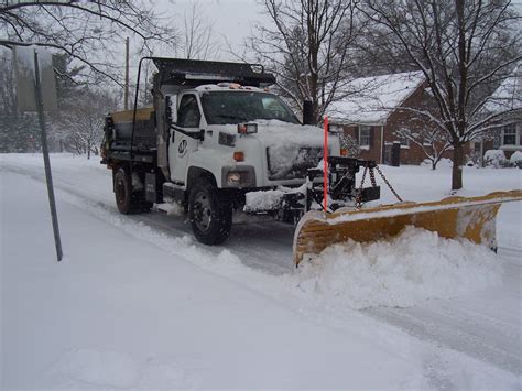6 Snow Plowing Residential Streets City Of St Matthews