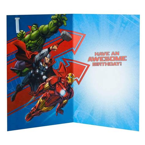 Avengers 5th Birthday Card Ocado