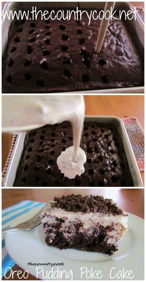 Increase the speed to medium and beat for 30 seconds. Oreo Pudding Poke Cake | Recipe | Chocolate cakes ...