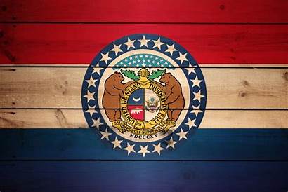 Missouri Flag Wood State Flags Usa Texture
