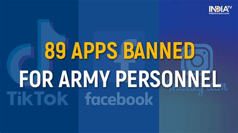 India Army Bans Apps Full List Of Apps Facebook Instagram Tiktok
