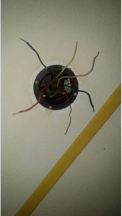 When they are loose, you should pull down to ensure that you expose the available connecting wires. electrical - How do I switch a ceiling fan to a regular ...