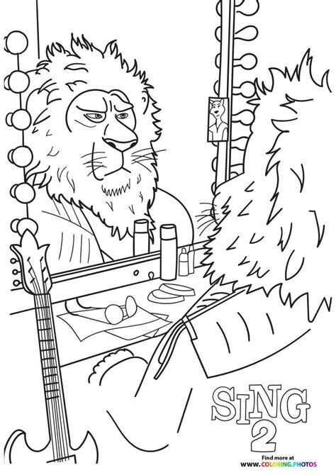 Porsha From Sing 2 Coloring Pages For Kids Coloring Pages To Print