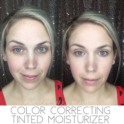 Senegence Color Correcting Tinted Moisturizer Before And After