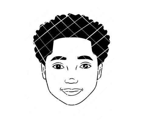 Male Black Man Svg