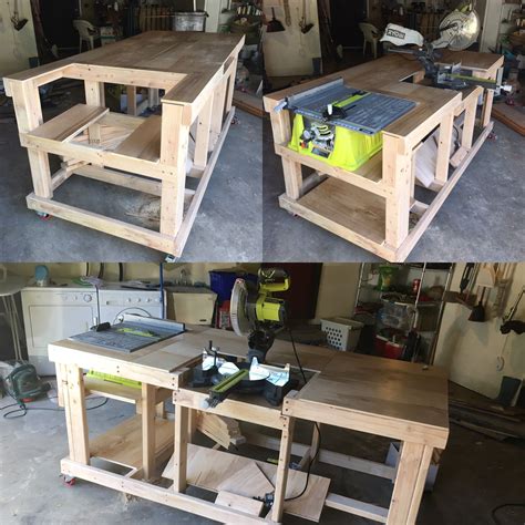 Diy Table Saw Workbench Plans Free Map Jet Wood Planer For Sale London