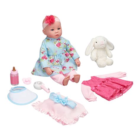 My Sweet Love 18 Doll And Accessories Set With Plush Bunny
