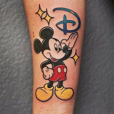 Classic Mickey Mouse Tattoo By Helga Hagen
