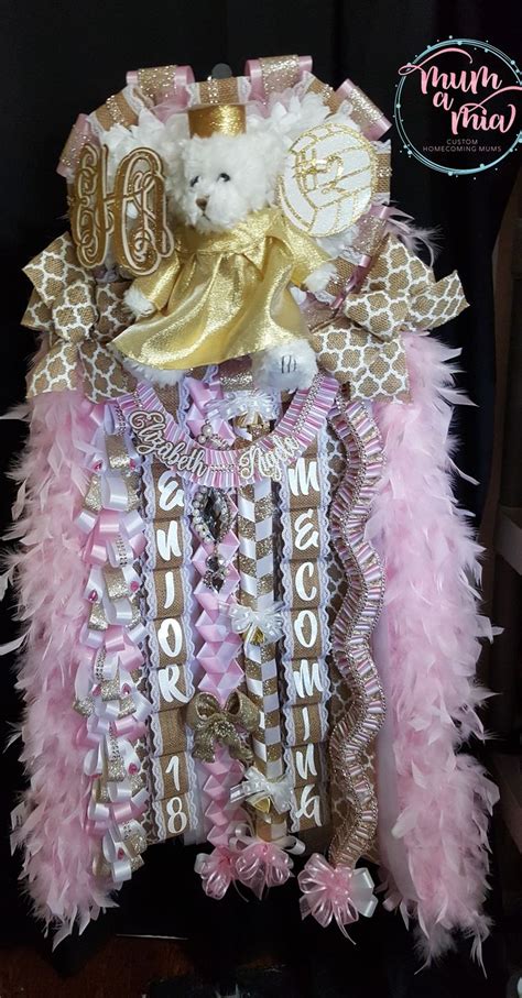 Triple Mega Homecoming Mum With Burlap Homecoming Mums Homecoming