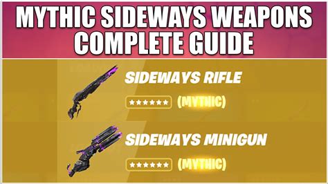 Fortnite How To Get New Mythic Weapons Chapter 2 Season 8 Youtube