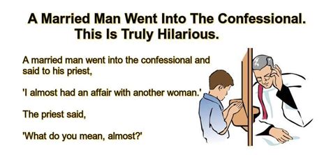 A Married Man Went Into The Confessional