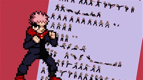 Itadori Yuji In Mugen Sprite Sheet Acess In Description Youtube