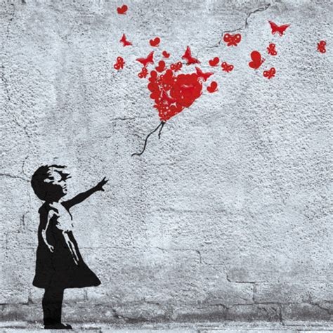 Banksy Girl Balloon Graffiti Poster Canvas Print 70x70cm 102648 Ebay
