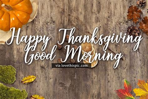 Leaves Happy Thanksgiving Good Morning Pictures Photos And Images For