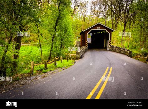 Kurtzs Mill Covered Bridge In Lancaster County Central Park