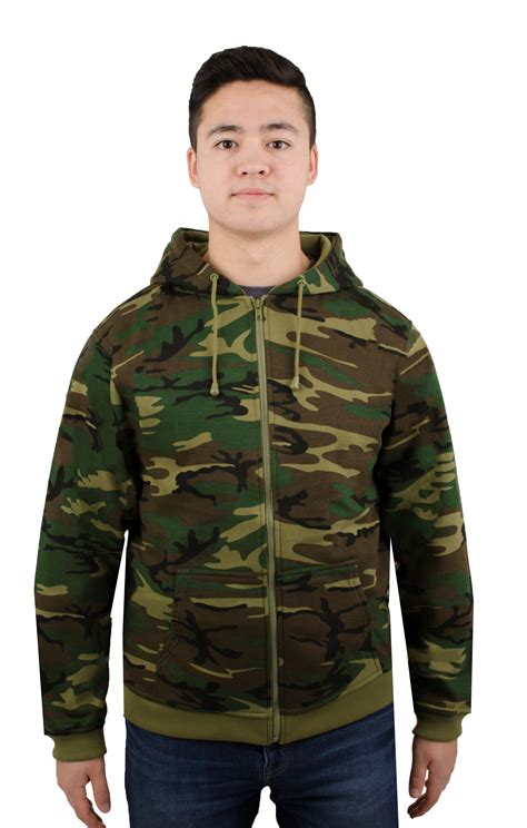 adult camo full zip hoodie style tclfz30r tmt canada