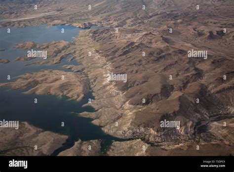 Aerial Of Lake Mead National Recreation Area Arizona Stock Photo Alamy