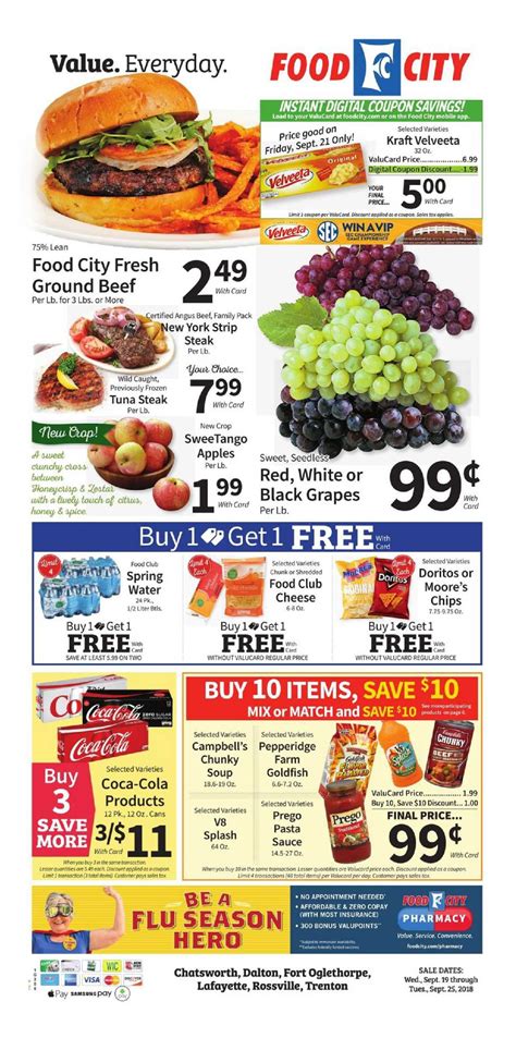 In these cities, to travel is to eat, and eat well. Food City Weekly Ad Flyer Mar 31 - Apr 6, 2021 ...