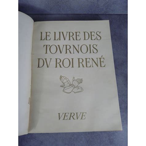 Revue Verve N° 16 Le Livre Des Tournois Du Roi René Reliure Maroquin