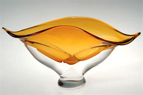 Ed Branson Glass Wave Bowls