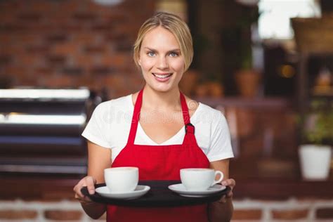Waitress Taking Orders Stock Image Image Of Industry