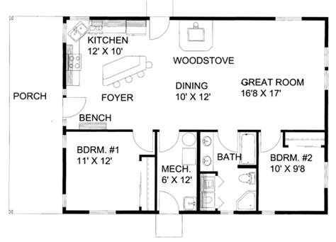 1200sft Floor Plan Floorplansclick